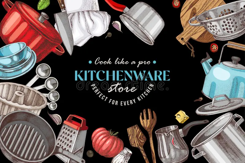 kitchenware-banner-sketched-kitchen-utensils-vector-418392960 kitchen poster1