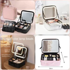 Smart LED Cosmetic Makeup Organizer (Storage Box with Light Mirror)
